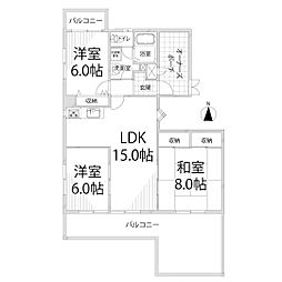 サンフェニックス21 3LDKの間取図画像