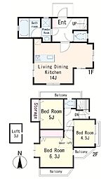 下高井戸3丁目戸建 3LDKの間取り