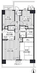 アイリス壱番館 2SLDKの間取図画像