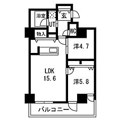 物件の間取り