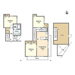 クレール瀬田 3LDKの間取図画像