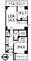 アクティ目黒駅前1号棟8階38.5万円
