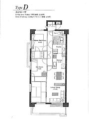 多摩川パーク・ホームズ 3LDKの間取図画像