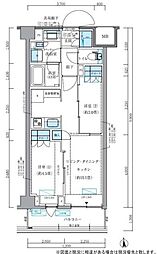 品川区東品川4丁目マンション 2LDKの間取図画像
