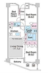 COMFORIA上池台 3LDKの間取図画像