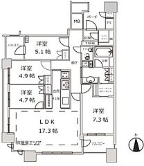 物件の間取り