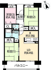 物件の間取り