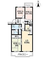 UR清瀬旭が丘第二  ｜ 東京都清瀬市旭が丘5丁目（賃貸マンション3LDK・2階・70.33㎡） その2