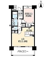 URグリーンヒルズ東久留米  ｜ 東京都東久留米市上の原1丁目（賃貸マンション1LDK・3階・50.03㎡） その2