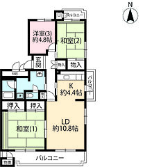 物件の間取り
