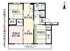 物件の間取り