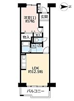 UR八王子パークヒル宇津木台  ｜ 東京都八王子市久保山町1丁目（賃貸マンション1LDK・2階・51.30㎡） その2