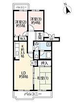 UR八王子パークヒル宇津木台  ｜ 東京都八王子市久保山町2丁目（賃貸マンション3LDK・4階・65.49㎡） その2