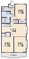 ウイン・アドヴァンス 3LDKの間取図画像