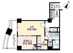 URアルテ横浜  ｜ 神奈川県横浜市神奈川区大野町（賃貸マンション1LDK・11階・50.28㎡） その2