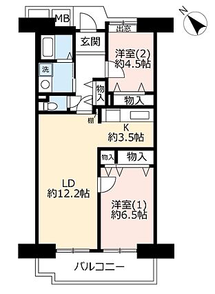 ＵＲ都市機構プラザシティ相模大野９号棟_間取り_0