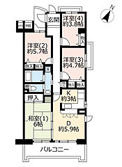 物件の間取り