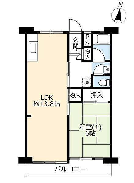 UR港南台ちどり ｜神奈川県横浜市港南区港南台2丁目(賃貸マンション1LDK・10階・49.18㎡)の写真 その2