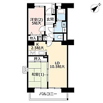 URビーコンヒル能見台ウエストヒル  ｜ 神奈川県横浜市金沢区能見台東（賃貸マンション2LDK・6階・61.52㎡） その2