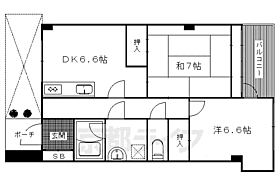 京都府京都市左京区岡崎東天王町（賃貸マンション2LDK・4階・41.79㎡） その2