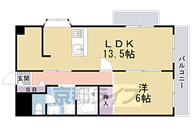 京都府京都市右京区太秦京ノ道町（賃貸マンション1LDK・2階・49.50㎡） その2