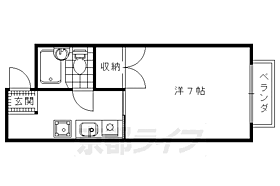 京都府京都市右京区太秦蜂岡町（賃貸マンション1K・2階・20.25㎡） その2