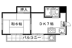 三浦ハイツ 201 ｜ 京都府京都市下京区柿本町（賃貸アパート1DK・2階・25.30㎡） その2