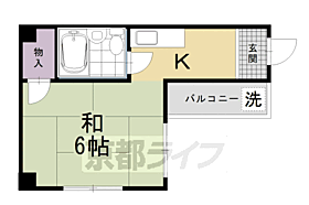 コーポラス河合 405 ｜ 京都府京都市下京区岩戸山町（賃貸マンション1K・4階・17.40㎡） その2