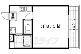 京都府京都市中京区橋西町（賃貸マンション1K・2階・23.42㎡） その2