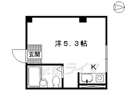 ステーション京都女子ハイツ 303 ｜ 京都府京都市下京区辰巳町（賃貸マンション1R・3階・13.00㎡） その2