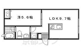 ピア・プリマ貴船館 104 ｜ 京都府京都市伏見区横大路貴船（賃貸アパート1LDK・1階・36.91㎡） その2