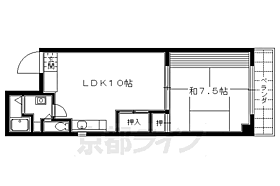 フルール梅小路 403 ｜ 京都府京都市下京区金換町（賃貸マンション1LDK・4階・41.04㎡） その2