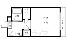 京都府京都市右京区太秦馬塚町（賃貸マンション1K・2階・23.84㎡） その2