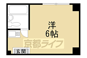 京都府京都市右京区太秦川所町（賃貸マンション1R・2階・17.00㎡） その1