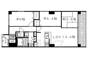 京都府京都市中京区杉屋町（賃貸マンション3LDK・6階・63.15㎡） その2