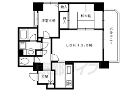 京都府京都市中京区下八文字町（賃貸マンション2LDK・10階・58.72㎡） その2