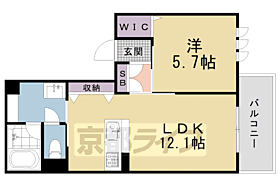 京都府京都市右京区太秦多藪町（賃貸マンション1LDK・1階・43.83㎡） その2