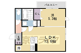 Ｄ－ＲＯＯＭ深草小久保町Ｃ 301 ｜ 京都府京都市伏見区深草小久保町（賃貸アパート1LDK・3階・44.04㎡） その2