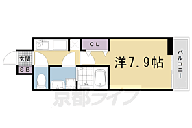 京都府京都市右京区太秦西蜂岡町（賃貸アパート1K・1階・26.15㎡） その2