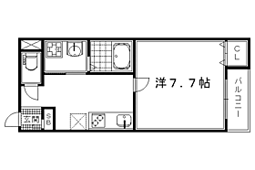 京都府京都市右京区太秦安井松本町（賃貸マンション1K・3階・26.14㎡） その2