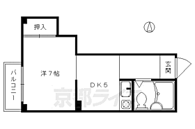 福野マンション 301 ｜ 京都府京都市下京区粉川町（賃貸マンション1DK・3階・23.77㎡） その2