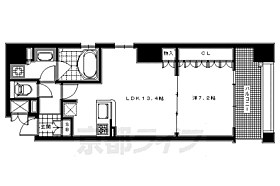 京都府京都市中京区二条殿町（賃貸マンション1LDK・3階・50.28㎡） その2