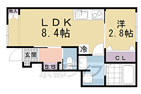 ＣＬＡＳＳＯ　ＳＥＣＯＮＤＯ伏見稲荷 105 ｜ 京都府京都市伏見区深草平田町（賃貸アパート1LDK・1階・30.33㎡） その2