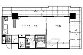 ヴァンボヌール 805 ｜ 京都府京都市下京区松本町（賃貸マンション1LDK・8階・42.17㎡） その2