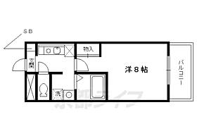 グレイス西京極 407 ｜ 京都府京都市右京区西京極畔勝町（賃貸マンション1K・4階・24.36㎡） その2