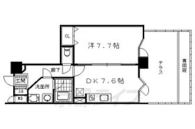 京都府京都市中京区宗林町（賃貸マンション1DK・1階・40.09㎡） その2