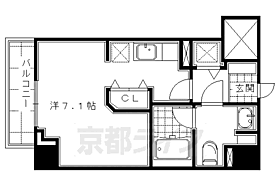 プレコート上鳥羽 502 ｜ 京都府京都市伏見区竹田向代町川町（賃貸マンション1R・5階・27.37㎡） その2