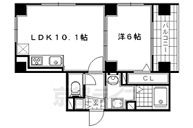 京都府京都市中京区松屋町（賃貸マンション1LDK・1階・40.22㎡） その2