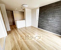 JR山陰本線 花園駅 徒歩19分の賃貸アパート 1階2LDKのリビング/ダイニング