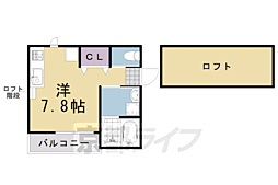 コンフォール成町 2階ワンルームの間取り